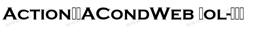 ActionNBACondWeb Bol字体转换